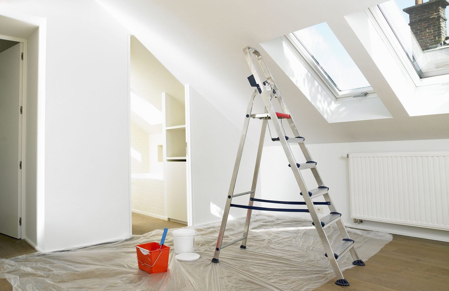 Prep your walls when applying wallpaper