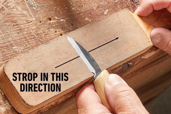 Step 2: Keep your knife sharp