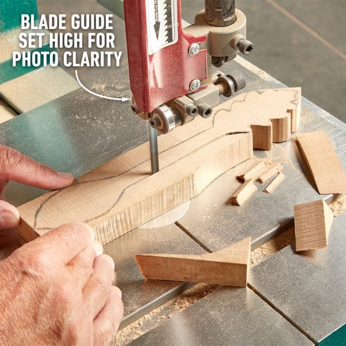 Step 4: Rough cut the blank