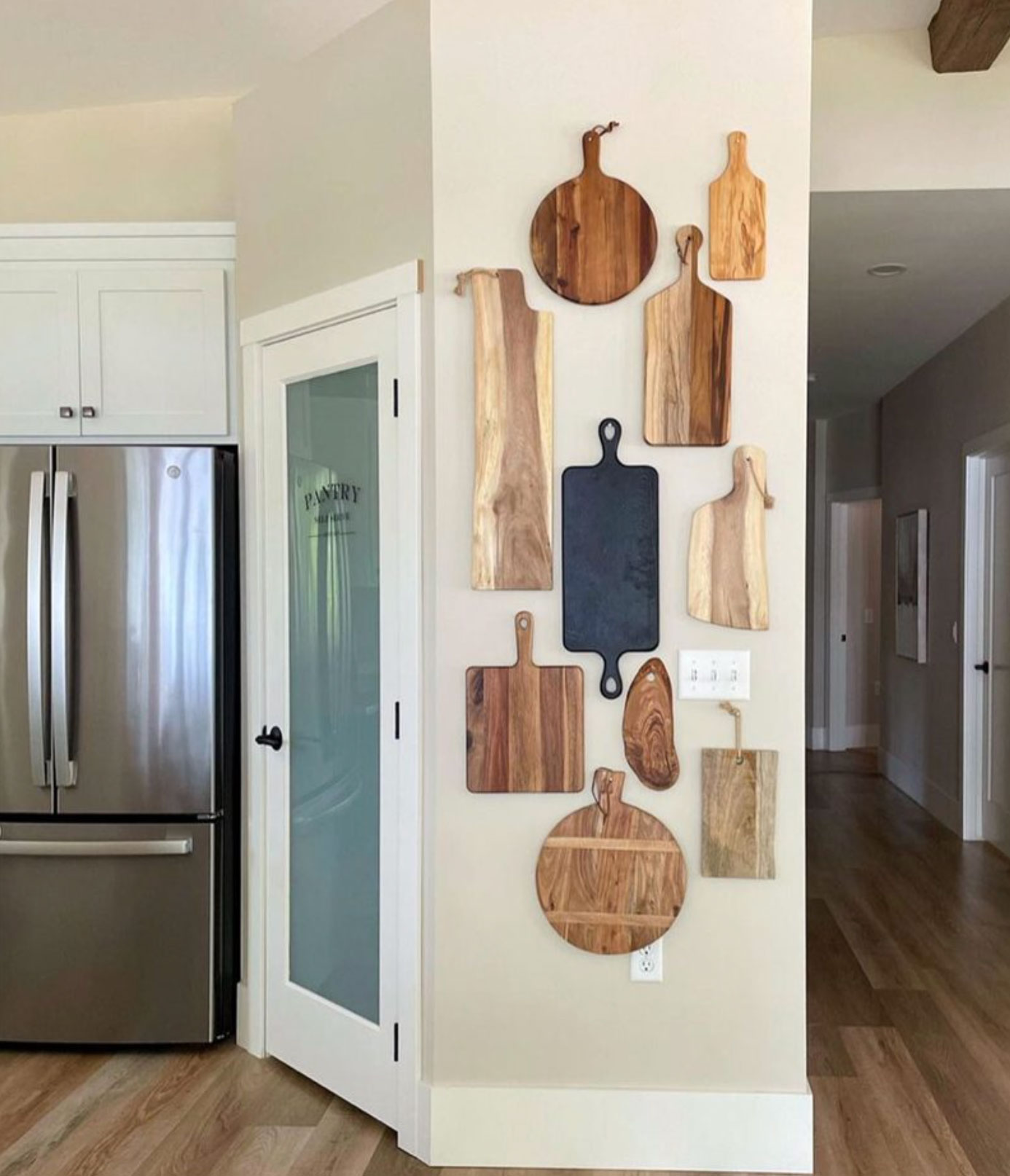 Chopping board wall