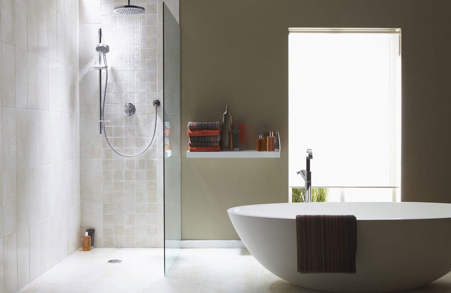 Use dead space in the bathroom