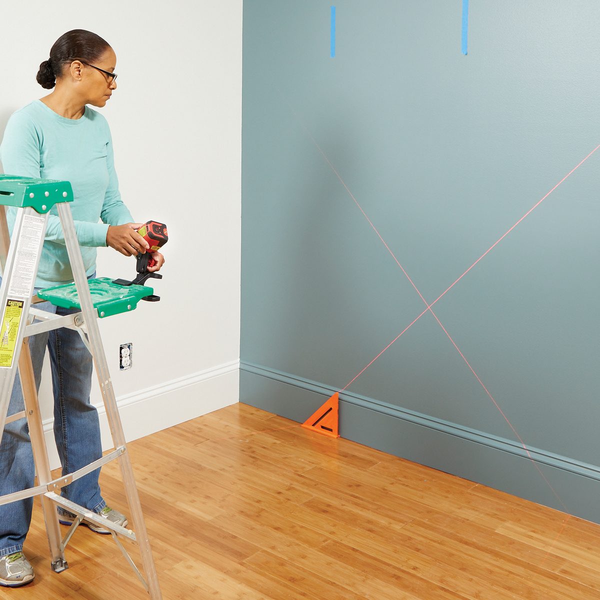 Lay out the first strip