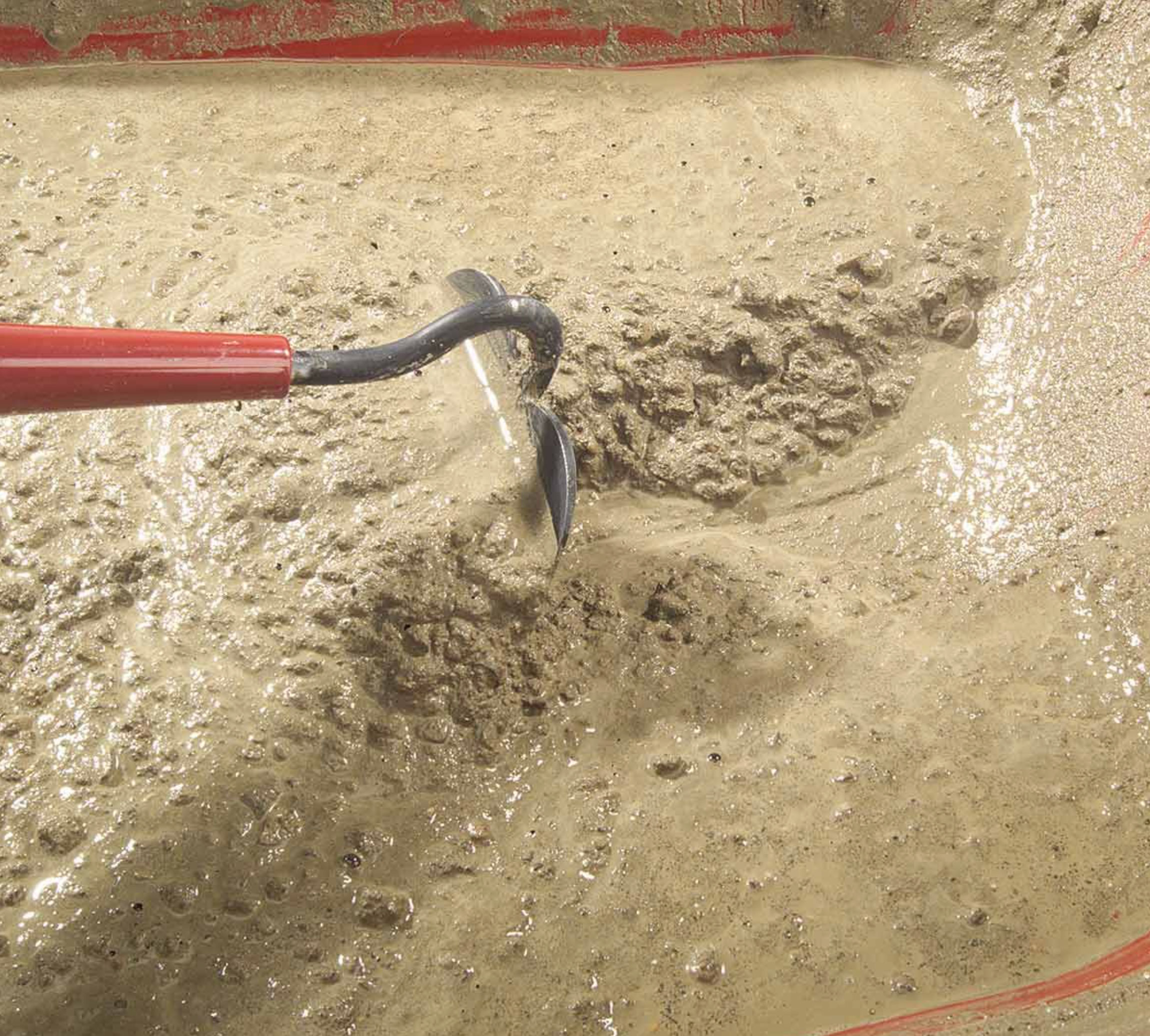 Avoid too much water in the concrete mix
