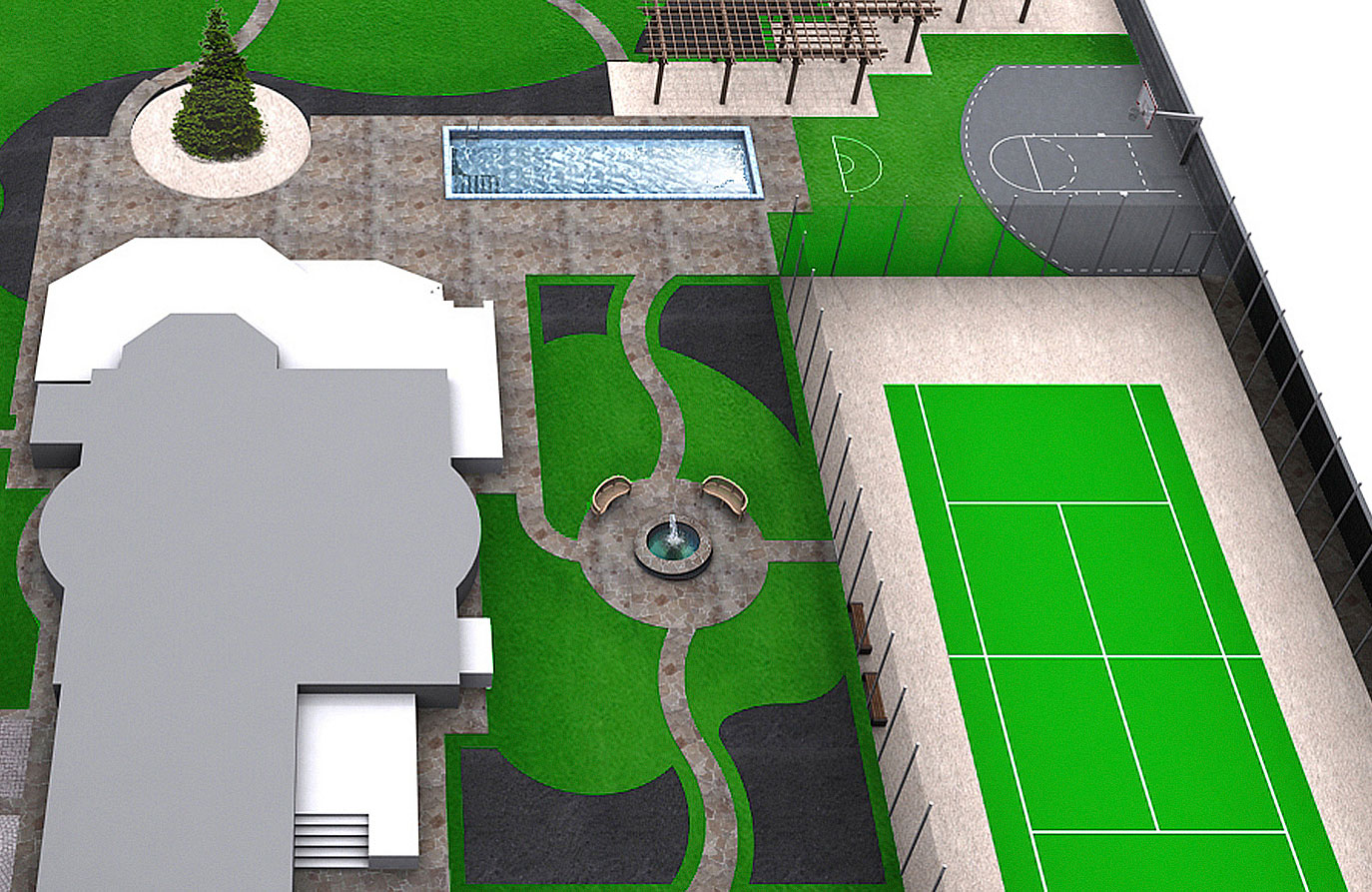 Planning your backyard basketball court